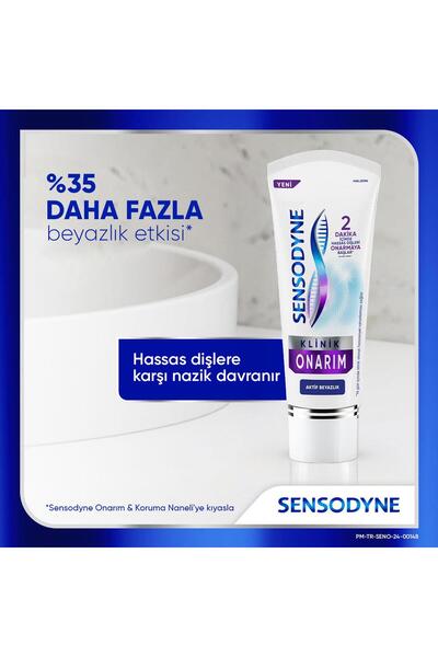 Sensodyne Klinik Onarım Beyazlatıcı Diş Macunu 75ml
