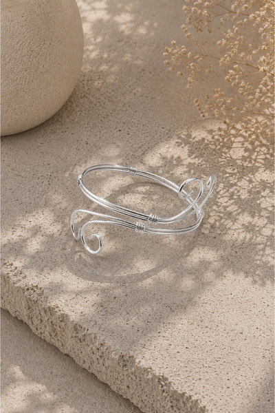 Sevil Gülgün Atelier Vintage Handmade Upper Arm Bracelet Pazu Handcuffs