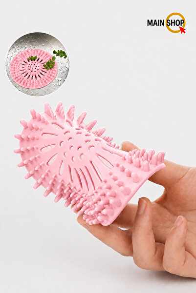 MAİN SHOP Round Sink and Bathtub Strainer, Sink Stopper Drain Protector Pink ...
