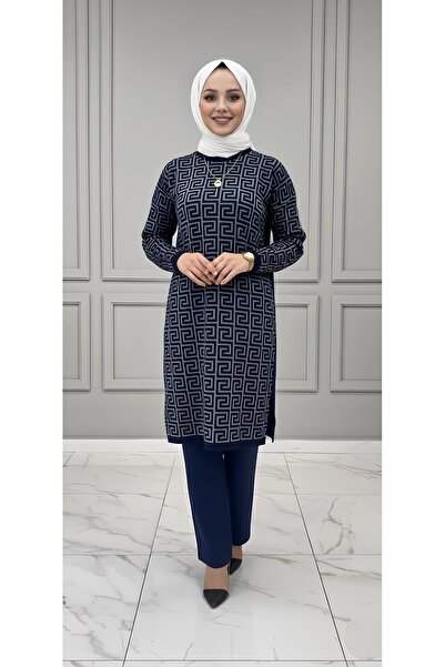 Generic Brand Seasonal knitwear set hijab patterned acrylic cotton fabric lyc...