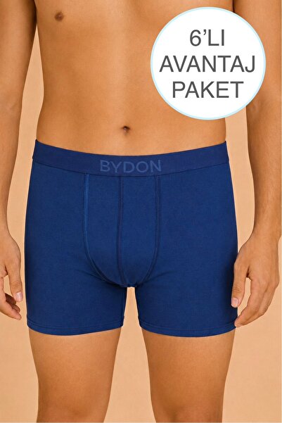 ByDon Boxeri din Lycra pentru bărbați, pachet de 6 piese Advantage (țesătură ...
