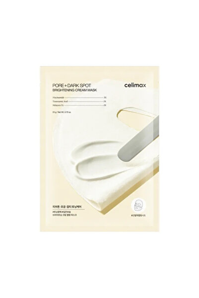Celimax PORE+DARK SPOT BRIGHTENING CREAM MASK (Gözenek ve Koyu Lekeleri Aydın...