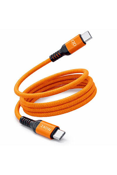 Daden Cablu USB-C la USB-C 240W 1 metru, DaDen, Incarcare Rapida, Ultra Rezis...