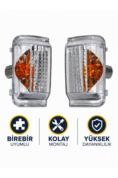 KAPOTO Citroen Jumper Ayna Sinyali Sağ Sol Takım Yan Ayna Sinyal Lambası Seti