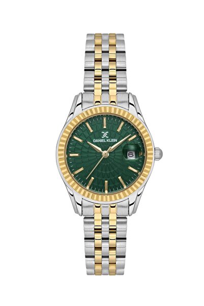 Daniel Klein Sarı Gümüş Retro Mini Rolex Kasa Kadın Kol Saati