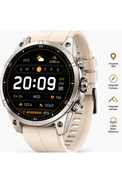 OEM Ceas SmartWatch GPS, AMOLED 1.43” HD, Rezistent 5 ATM, 670 mAh, Peste 100...