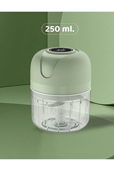 Go İthalat USB MİNİ FOOD PROCESSOR USB ŞARJLI MİNİ 3 BIÇAK BLENDER RONDO DOĞR...