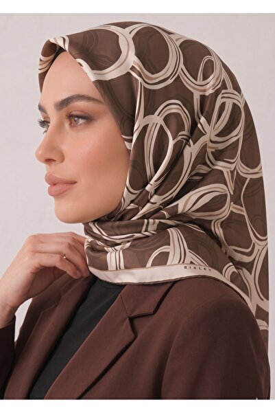 Sisley وشاح حرير ساتان-2042-90*90
