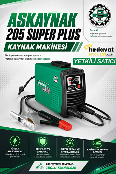 Askaynak Inverter 205-SUPER Plus Kaynak Makinesi