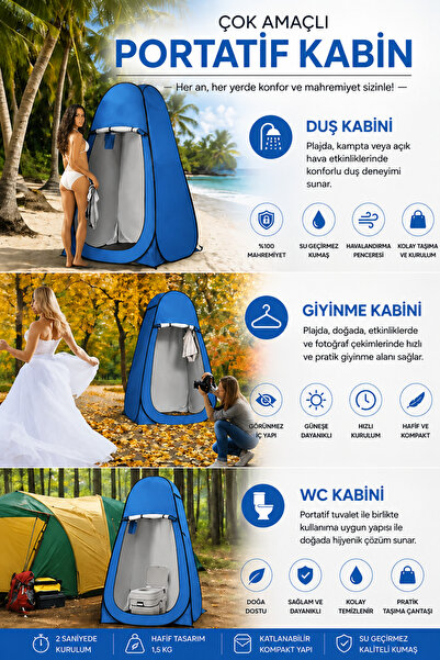 Temur Company Kamp Kabini ORJİNAL ÜRÜN Mavi