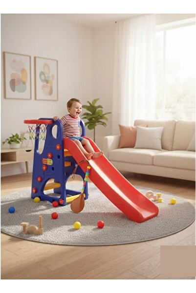 FULLJOY زحليقة قابلة للطي مع كرة سلة 120*25*56 سم ,متعدد الألوان
