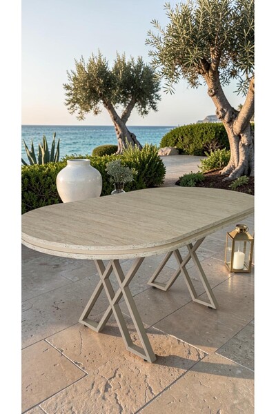 fursimo ASPEN SERİSİ YEMEK MASASI 90x170 CM | LAKE PANEL | 1.SINIF MDF