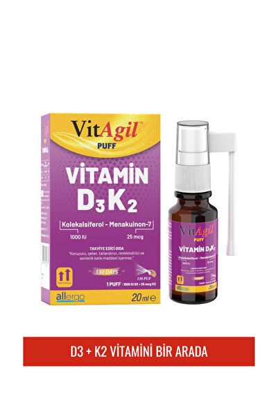 Vitagil Vitamin D3 + K2 20 Ml Sprey