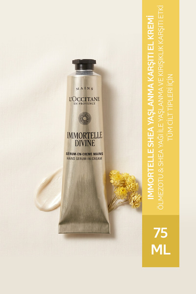 L'Occitane Immortelle Shea Yaşlanma Karşıtı El Kremi, Ölmezotu ve Shea Yağı İ...