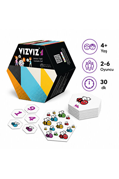 Generic Brand لعبة Vız Vız للانتباه والذكاء لعمر 4 سنوات و8 لاعبين