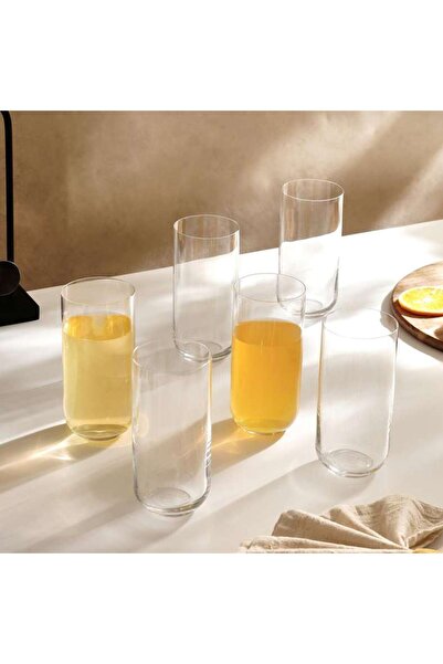 PAN HOME Umma 6-piece Highball Crystal Glass Set 440ml -clear