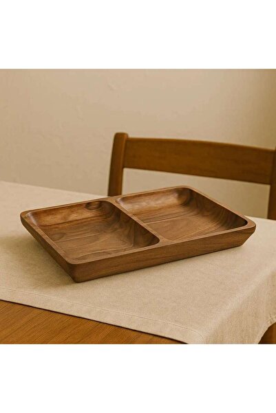 PAN HOME Rabaha Acacia Serving Platter 35.5x25.4x4cm -natural