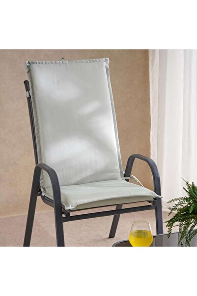 PAN HOME Solara Water Repellant Outdoor Sun Lounger Seat Pad 45x112x5cm - Olive