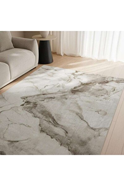 PAN HOME سجادة ميلور ناعمة الملمس مطبوعة مقاس 160×230 سم - لون بيج