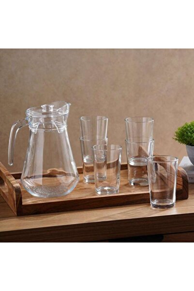 PAN HOME Essentials 7-piece Drink Set -clear
