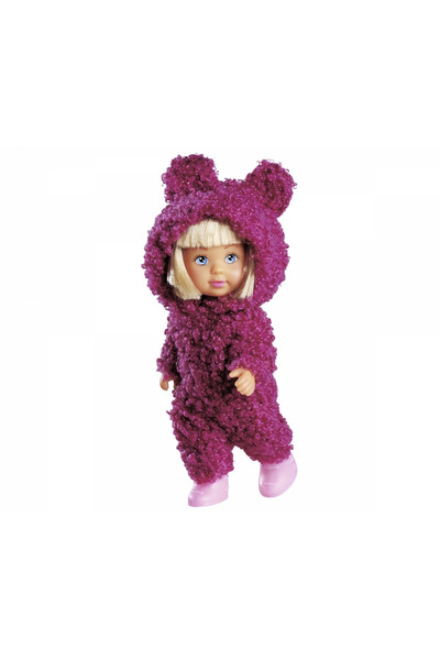 TOYFEST Evi Love Cute Teddy - Peluş Kıyafetli Oyuncak Model Bebek - 15 CM - 1...