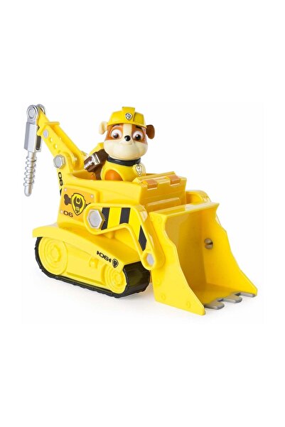 PAW PATROL Orjinal Lisanslı Görev Aracı ve Kahraman Oyun Seti Rubble