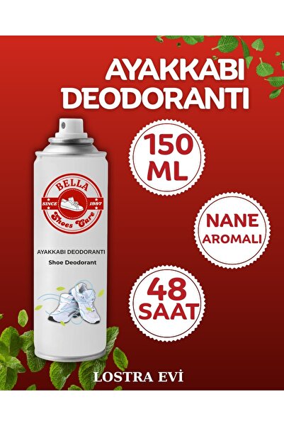 BSC SHOES CARE Bella Ayakkabı Deodorantı Koku Giderici Önleyici Sprey 150ml