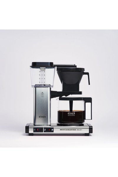 Moccamaster Bright Silver Color Select Filter Coffee Maker