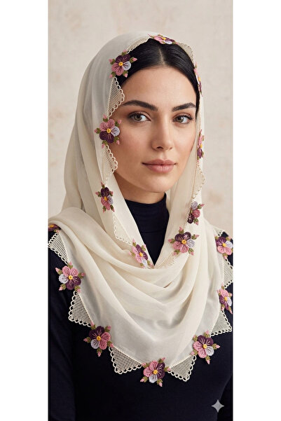 NUMİSTORE İğne oyası kırem renk namaz örtüsü