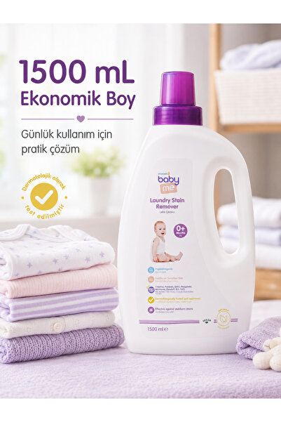 Baby&Me Baby Me Bebek Çamaşır Leke Çıkarıcı 1500 Ml