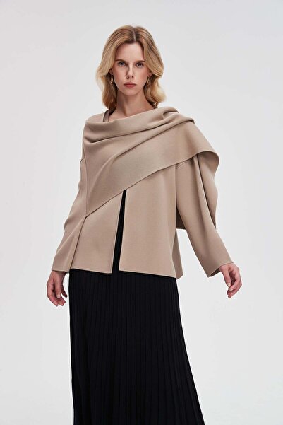 Livia Solid Long-Sleeve Jacket