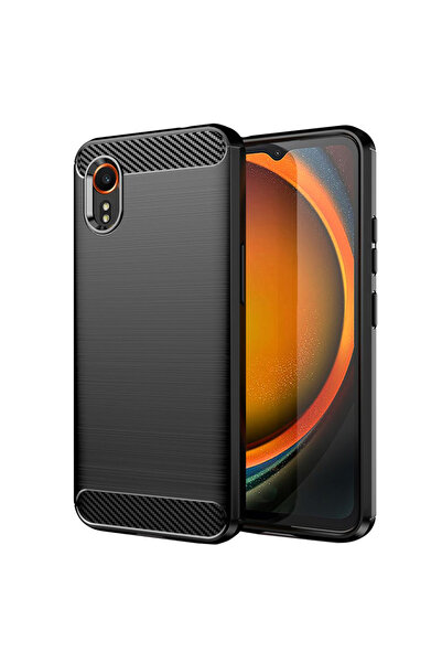 Techsuit Husă pentru Samsung Galaxy Xcover7 - Silicon Carbon - Negru