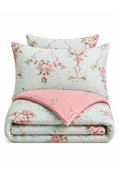 Eponj Home Mature Nevresim Seti Çift Kişilik Alanur Mint-pembe