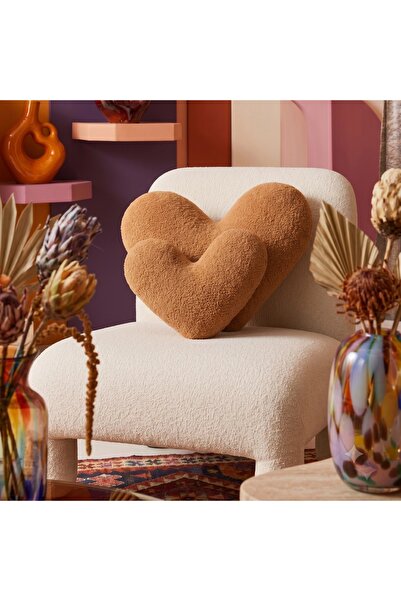 sevaradekor Teddy Heart Perna Pluș Heart Perna Heart Perna Copii Perna Dimens...