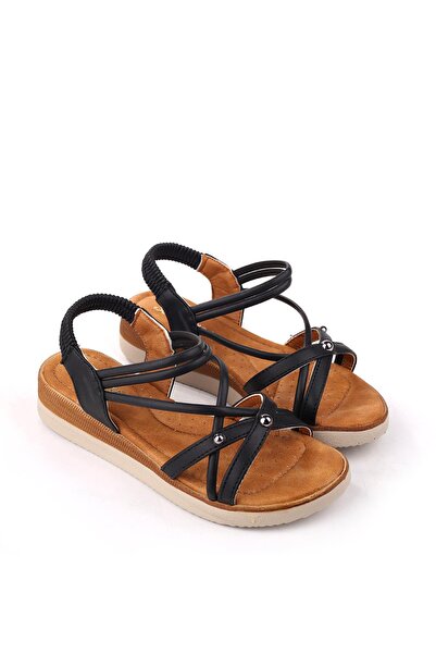 Papuçsepeti Shoe Basket 333 Women's Daily Anatomical Comfortable Sole Sandals