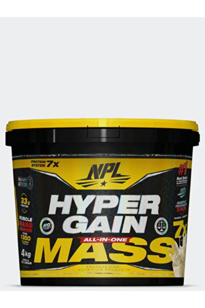 npl Hyper Gain Mass 4kg - Vanilla Ice Cream - 33g Protein