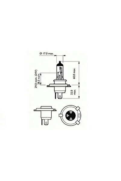 SCT Bec auto cu halogen H4 Basic 60/55W 12V 202792 pentru faruri
