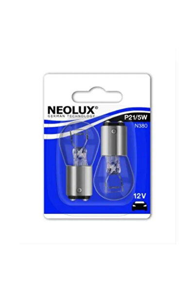NEOLUX Комплект от две халогенни автомобилни крушки 12V P21/5W