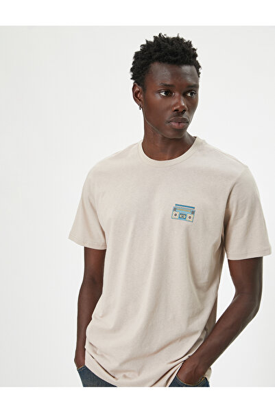 Koton Crew Neck Cotton Leisure Printed T-Shirt