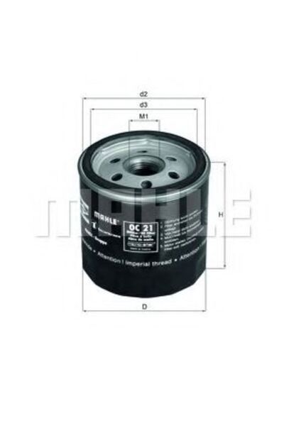 Mahle Original Filtru de ulei OC 21