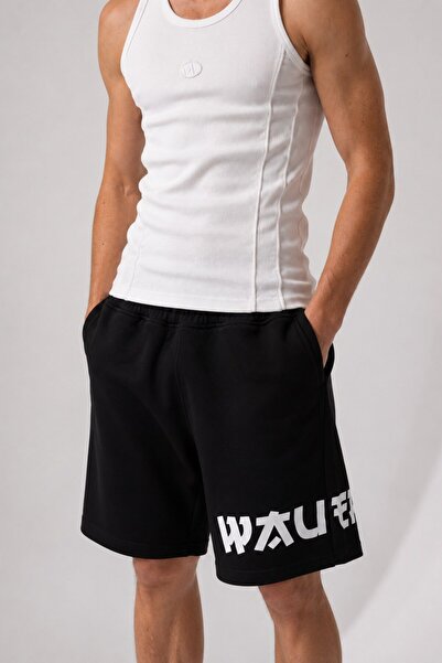 Oversize Geniş Kalıp, Siyah Şort, Premium Kumaş ve Teknik- Short 102