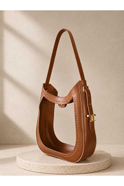 Atölye MaDe Deri Örgü Kiti - Tod’s Elegant - TABA - Tek Parça Örgü Kiti (Çant...