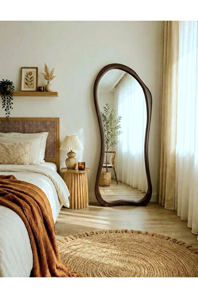 UĞURLU HOME 180x80 cm Asimetrik Ayaklı Ayna - Yatak Odası Ayaklı Boy Aynası -...