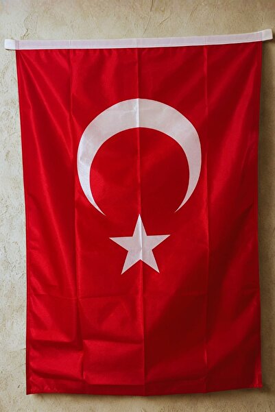 AKYILDIZ store Türk Bayrağı 60x90 cm - Kaliteli Alpaka Kumaş - İç ve Dış Meka...