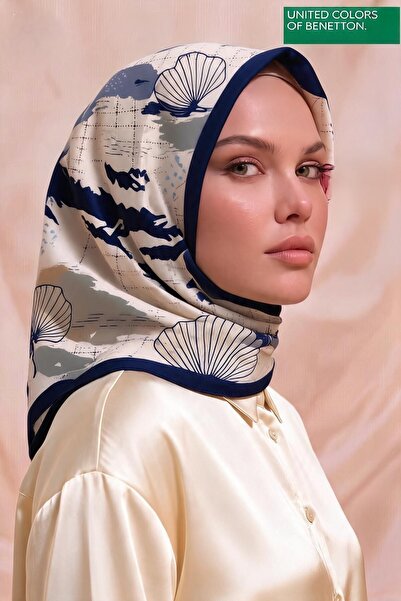 United Colors of Benetton Eșarfă cu model SIENA -1006-90*90