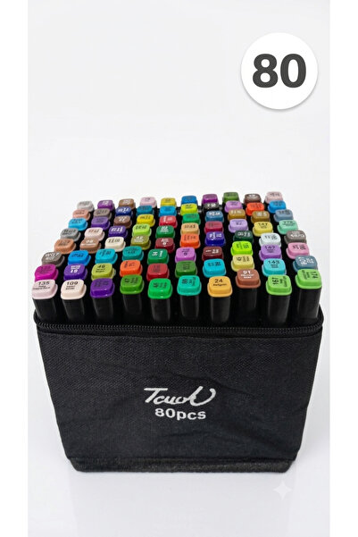 Fidanx Marker Brush Pen Set 80 Colors Dual Tip Professional Drawing and Paint...