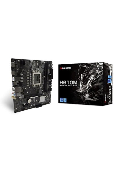 Biostar Micro ATX LGA 1700 DDR4 Gigabit Ethernet 228x216mm H610MTE