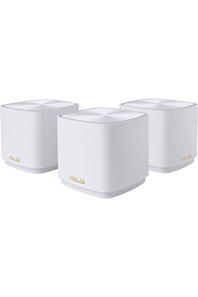 ASUS ZenWiFi XD4 Plus (W-3-PK), AX1800 pachet de 3, bandă duală, alb