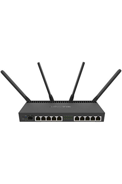 MIKROTIK RB4011iGS+5HacQ2HnD-IN, LAN 802.11AC 10xGig, SFP+ 10Gbp, Rack 1U 19"