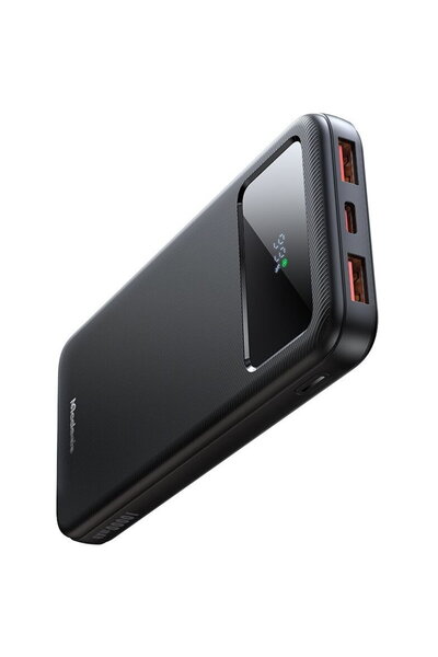 Mcdodo MC-4220, Tip-C + 2 porturi USB-A, 10000mAh, 22.5W, LED Afisaj - Negru
